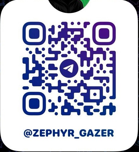 Scan to DM @zephyr_gazer on Telegram